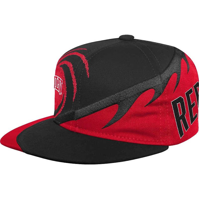 Casquette Snapback Spiral UNLV Rebels Scarlet/Noir pour Jeunes Mitchell & Ness