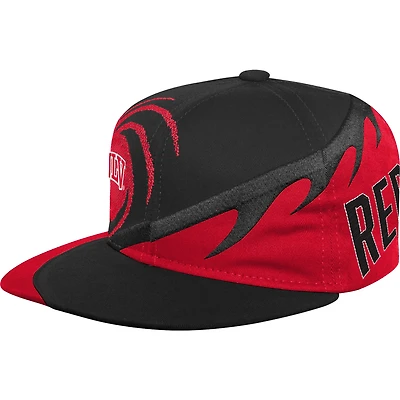 Casquette Mitchell & Ness UNLV Rebels Spiral Snapback pour enfant, rouge/noir