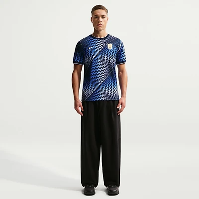 Maillot d'avant-match Nike bleu de l'équipe nationale d'Uruguay 2026 Academy Pro pour homme