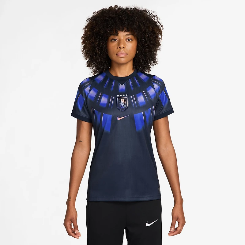 Women's Nike  Blue Uruguay National Team 2026 Away Stadium Replica Jersey