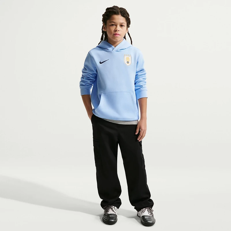 Sweat à capuche Nike bleu pour jeunes de l'équipe nationale d'Uruguay