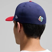 Casquette ajustée New Era 59FIFTY pour homme, bleu marine et rouge, USA baseball Classique mondiale de 2026
