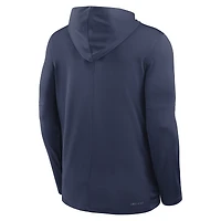 T-shirt à capuche manches longues Nike USA baseball bleu marine, collection authentique Dri-FIT, pour homme, édition spéciale Classique mondiale de 2026