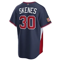 Men's Nike Paul Skenes Navy USA Baseball 2026 World Classic Road Stadium Jersey