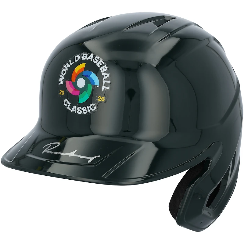 Casque de frappeur réplique du logo de la Classique mondiale de baseball 2026, autographié par Roman Anthony (USA Baseball)