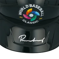 Casque de frappeur réplique du logo de la Classique mondiale de baseball 2026, autographié par Roman Anthony (USA Baseball)