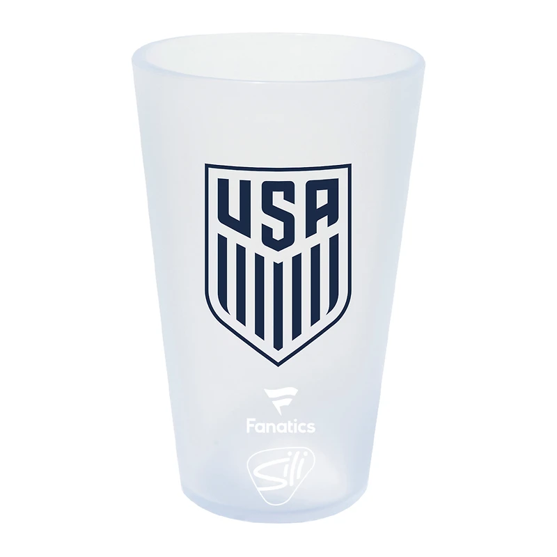 WinCraft USA Soccer 16oz. Fun Silicone Pint Glass