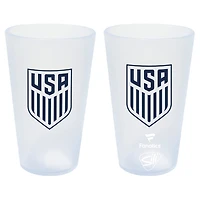 WinCraft USA Soccer 16oz. Fun Silicone Pint Glass