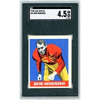 Bob Hendren USC Trojans 1948 Leaf Gum Co. #65 SGC Authenticated 4.5 Rookie Card