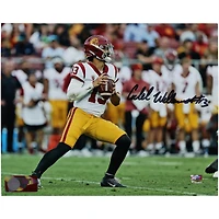 Photographie autographiée de 20 x 25 cm de Caleb Williams USC Trojans en train de lancer