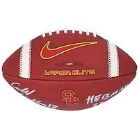 Ballon de football Nike Vapor Elite autographié par Caleb Williams des USC Trojans avec l'inscription « HE13MAN 22 »