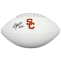 Drake London USC Trojans Autographed Nike White Panel Football