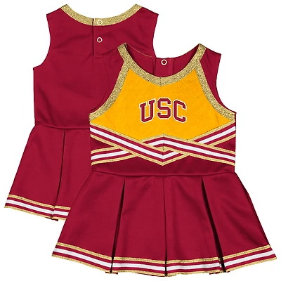 Robe de cheerleading Lollipop Park pour filles, motif Cardinal du Colisée des USC Trojans