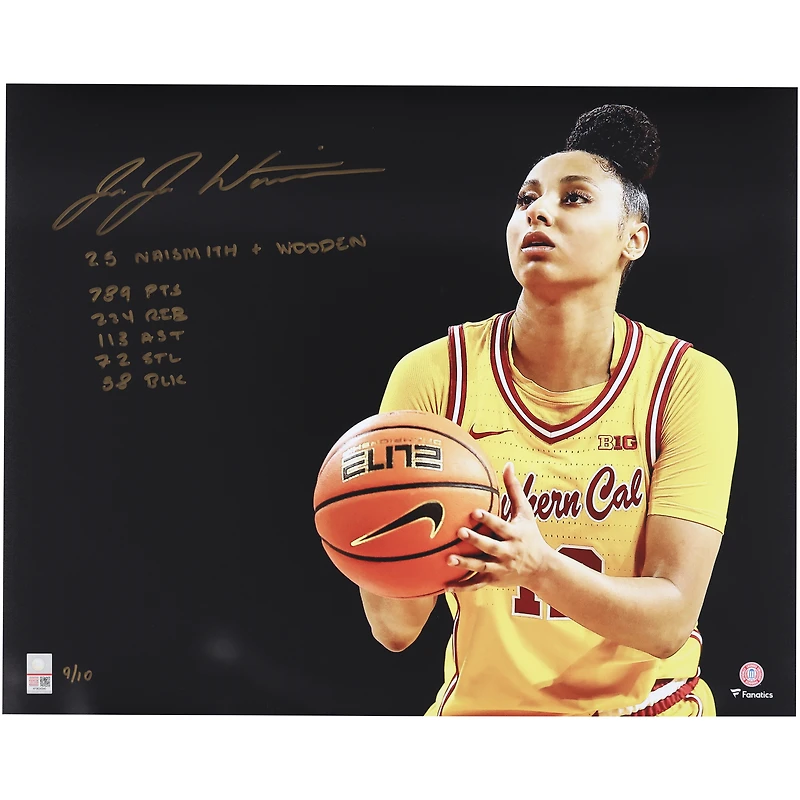 Photographie de lancer franc autographiée par JuJu Watkins USC Trojans (16" x 20") avec plusieurs inscriptions - Édition limitée à 10 exemplaires