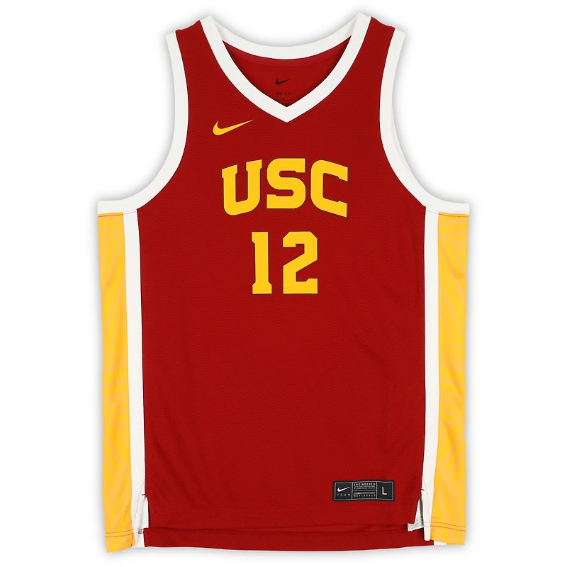 Maillot réplique Nike autographié par JuJu Watkins USC Trojans Cardinal avec inscriptions multiples - Édition limitée à 25 exemplaires