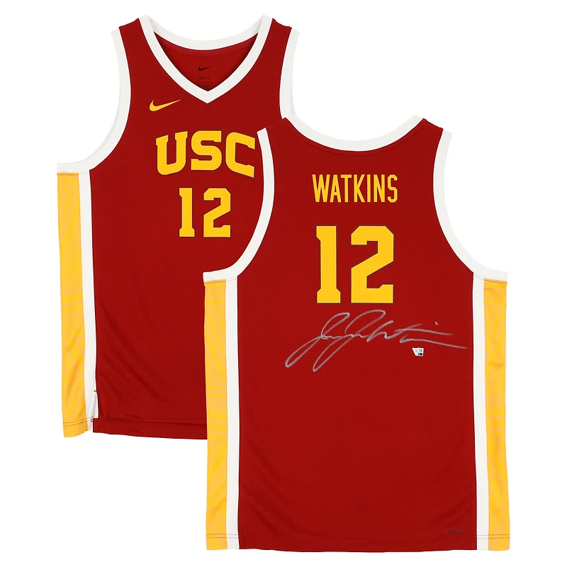 Maillot réplique Nike Cardinal autographié par JuJu Watkins USC Trojans