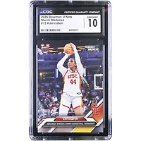 Carte authentifiée CGC 10 de Kiki Iriafen, USC Trojans, édition 2025 Bowman U Now March Madness n° 13