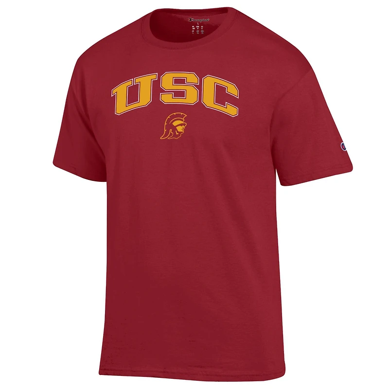 T-shirt à logo Arch Over Cardinal USC Trojans pour homme