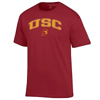 T-shirt à logo Arch Over Cardinal USC Trojans pour homme