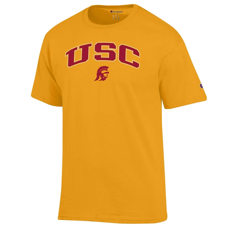 Men's Champion Gold USC Trojans Arch Over Logo T-Shirt