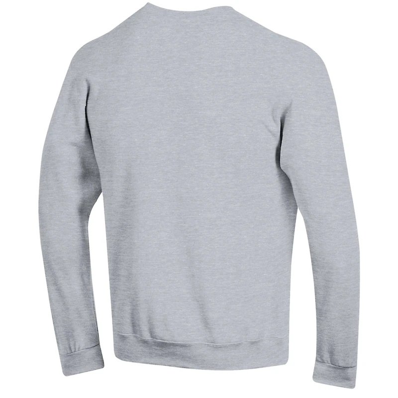 Sweat-shirt à capuche Champion Heather Grey USC Trojans Arch Over Logo pour homme