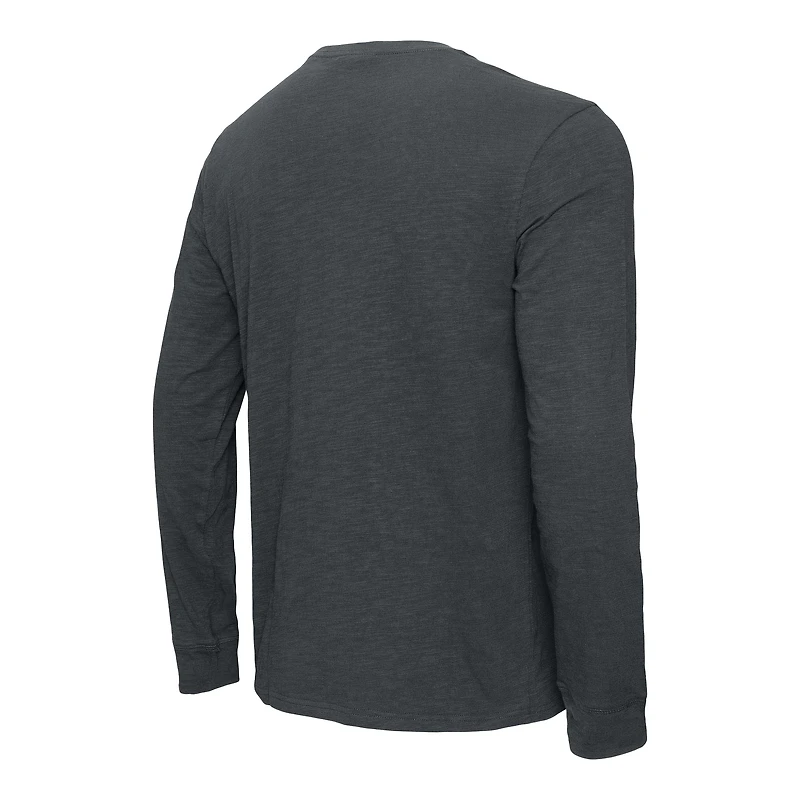 Men's Mitchell & Ness  Charcoal USC Trojans Team Pride Long Sleeve T-Shirt