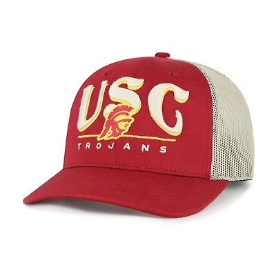 Casquette de camionneur ajustable Cardinal USC Trojans Arid '47 pour homme
