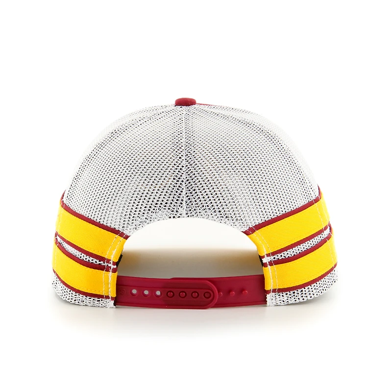 Men's '47 Cardinal USC Trojans Straight Eight Adjustable Trucker Hat
