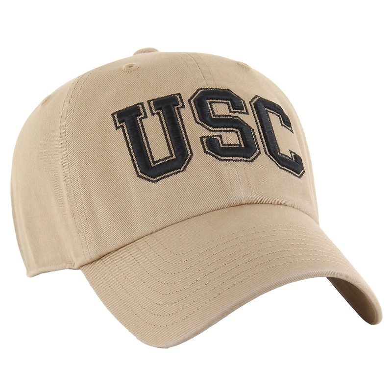 Men's '47 Khaki USC Trojans Clean Up Adjustable Hat