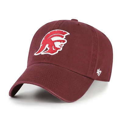Casquette ajustable marron USC Trojans Clean Up 47 pour homme