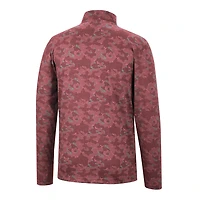 Men's Colosseum Cardinal USC Trojans Tivo Quarter-Zip Jacket