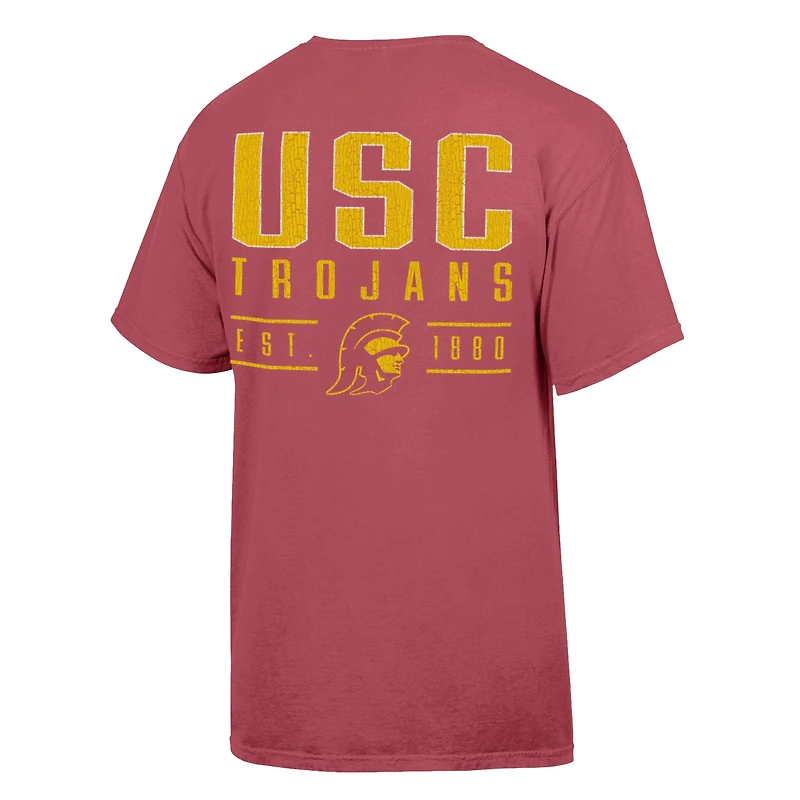 Men's ComfortWash  Cardinal USC Trojans Big Name T-Shirt