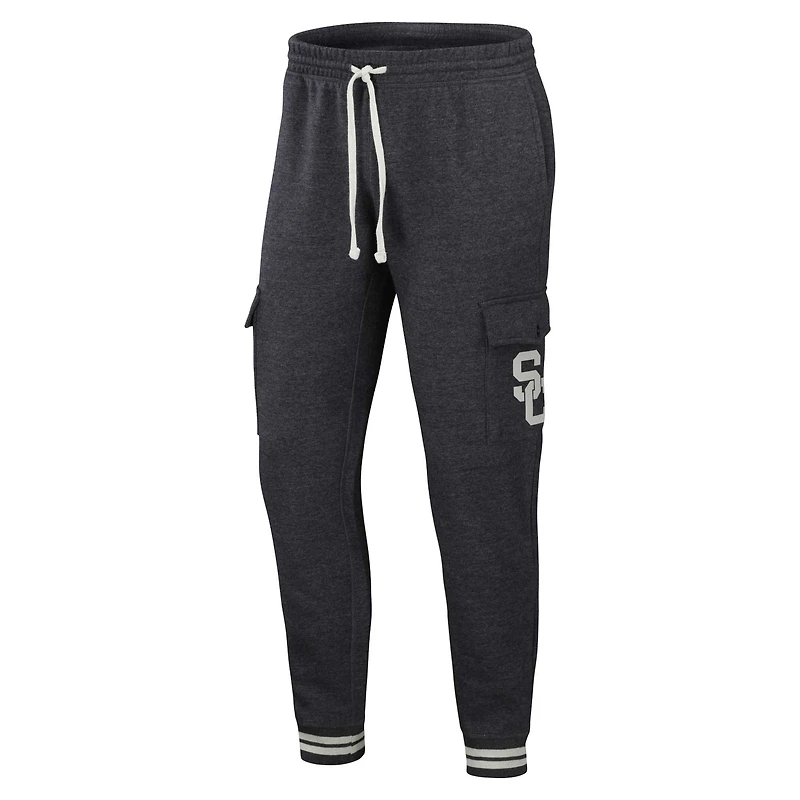Collection Darius Rucker pour homme par Fanatics Heather Charcoal USC Trojans Pantalon de jogging cargo