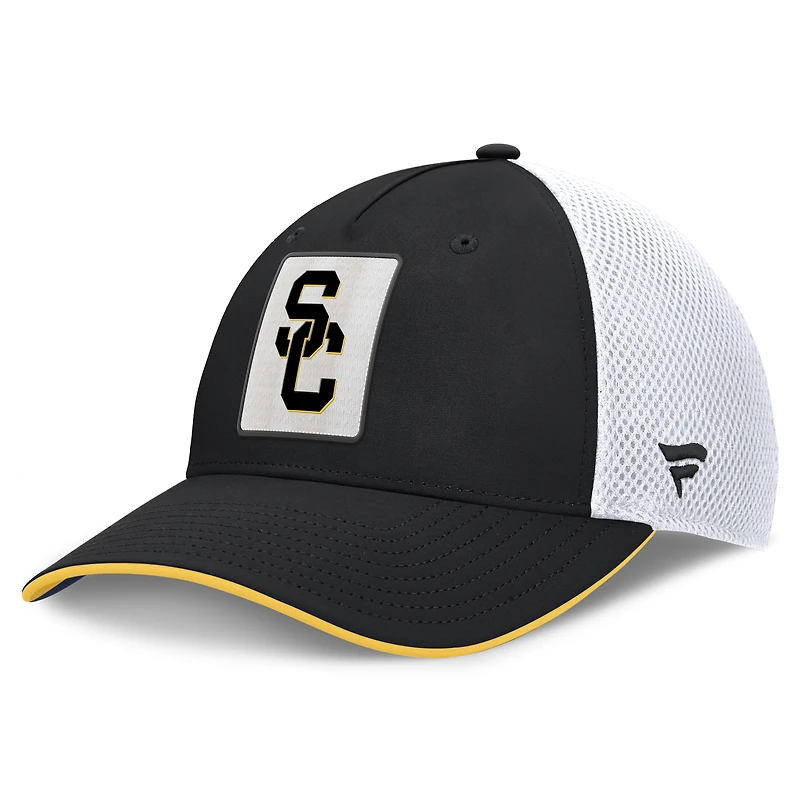 Men's Fanatics Black USC Trojans 5-Panel Matter Flex Hat