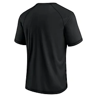 Men's Fanatics Black USC Trojans Arch Outline Raglan T-Shirt