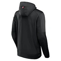 Men's Fanatics Black USC Trojans Defender Full-Zip Hoodie
