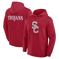 Men's Fanatics Cardinal USC Trojans Blaze Tri-Blend Pullover Hoodie