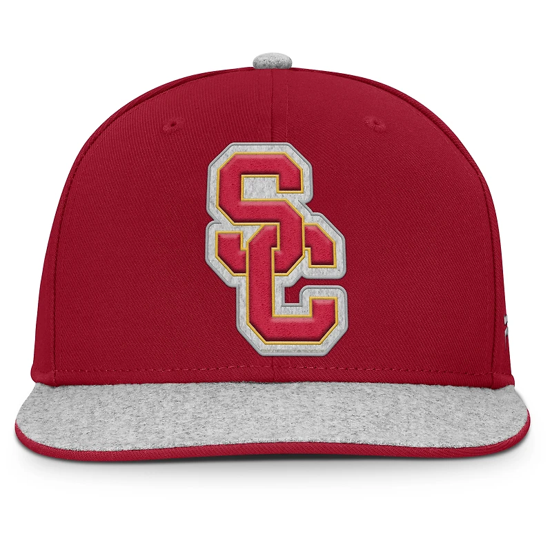 Men's Fanatics Cardinal USC Trojans Loden Snapback Hat