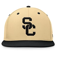 Men's Fanatics Khaki/Black USC Trojans Balance Fitted Hat