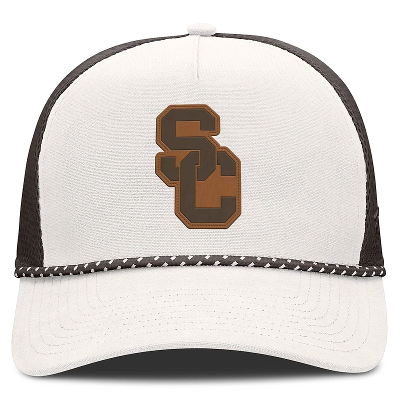 Casquette ajustable Fanatics Natural USC Trojans Bronco Trucker pour homme