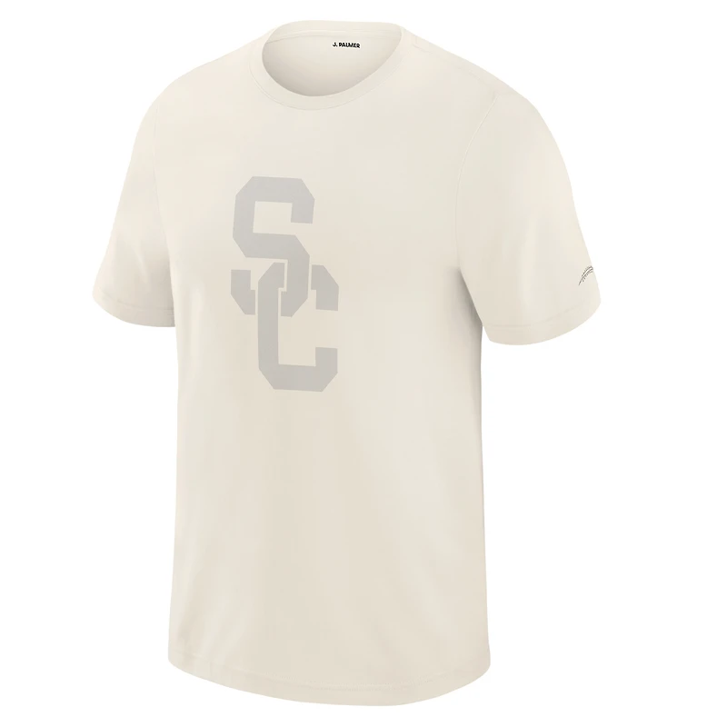Men's J. Palmer Cream USC Trojans Play Action Tri-Blend Performance T-Shirt