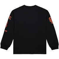 T-shirt à manches longues noir Mitchell & Ness pour homme, camp d'entraînement des USC Trojans