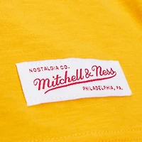 T-shirt à manches longues raglan flammé légendaire Mitchell & Ness Gold USC Trojans pour hommes