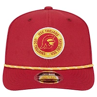Casquette extensible à boutons-pression COOLERA 9SEVENTY USC Trojans New Era pour homme
