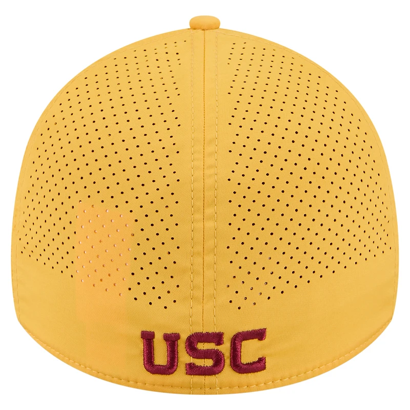 Casquette New Era Gold USC Trojans Rope 39THIRTY Flex pour homme