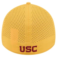 Casquette New Era Gold USC Trojans Rope 39THIRTY Flex pour homme