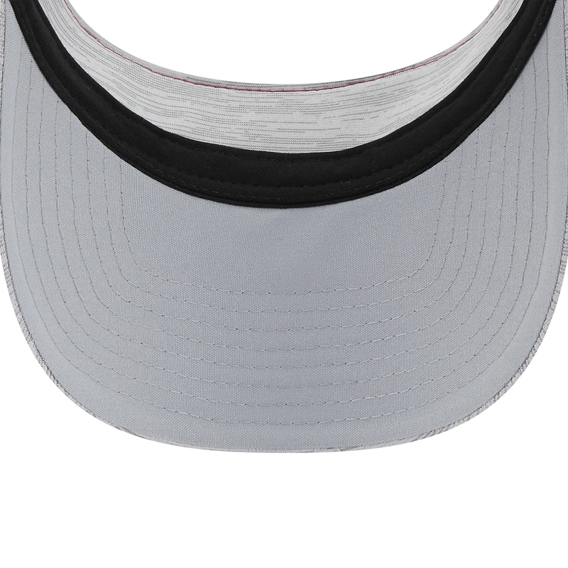 Visière ajustable grise avec logo USC Trojans New Era pour homme