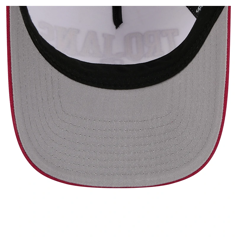 Men's New Era White/Cardinal USC Trojans Arch Two-Tone Rope 9FORTY A-Frame M-Crown Adjustable Hat