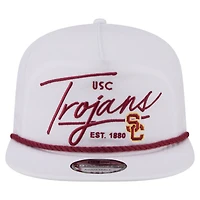 Men's New Era  White USC Trojans Team Rope 19TWENTY Adjustable Hat
