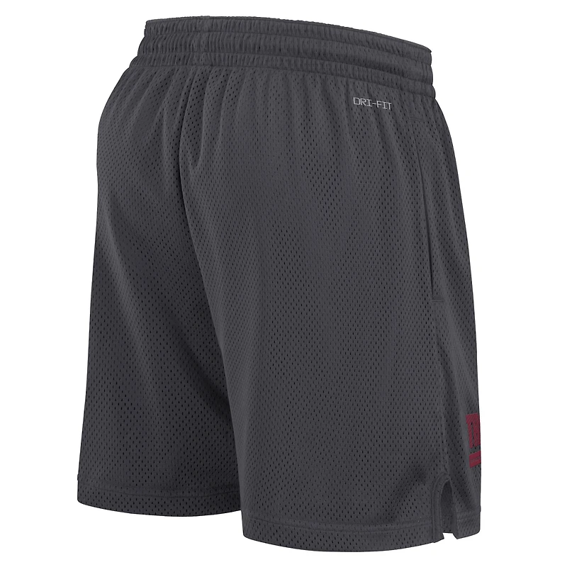 Men's Nike Anthracite USC Trojans 2024 Sideline Performance Mesh Shorts